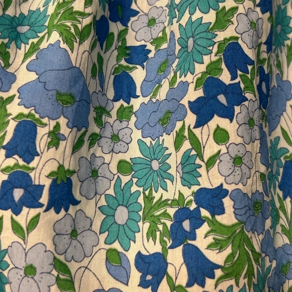 NWT Floral Blue Top by J. Crew